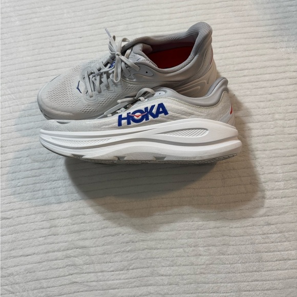 Hoka One One White and Blue Athletics size 12D  Shoes main image 8